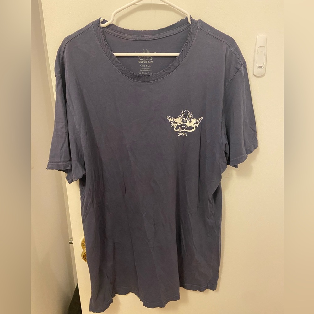 Boys lie oversized graphic tee